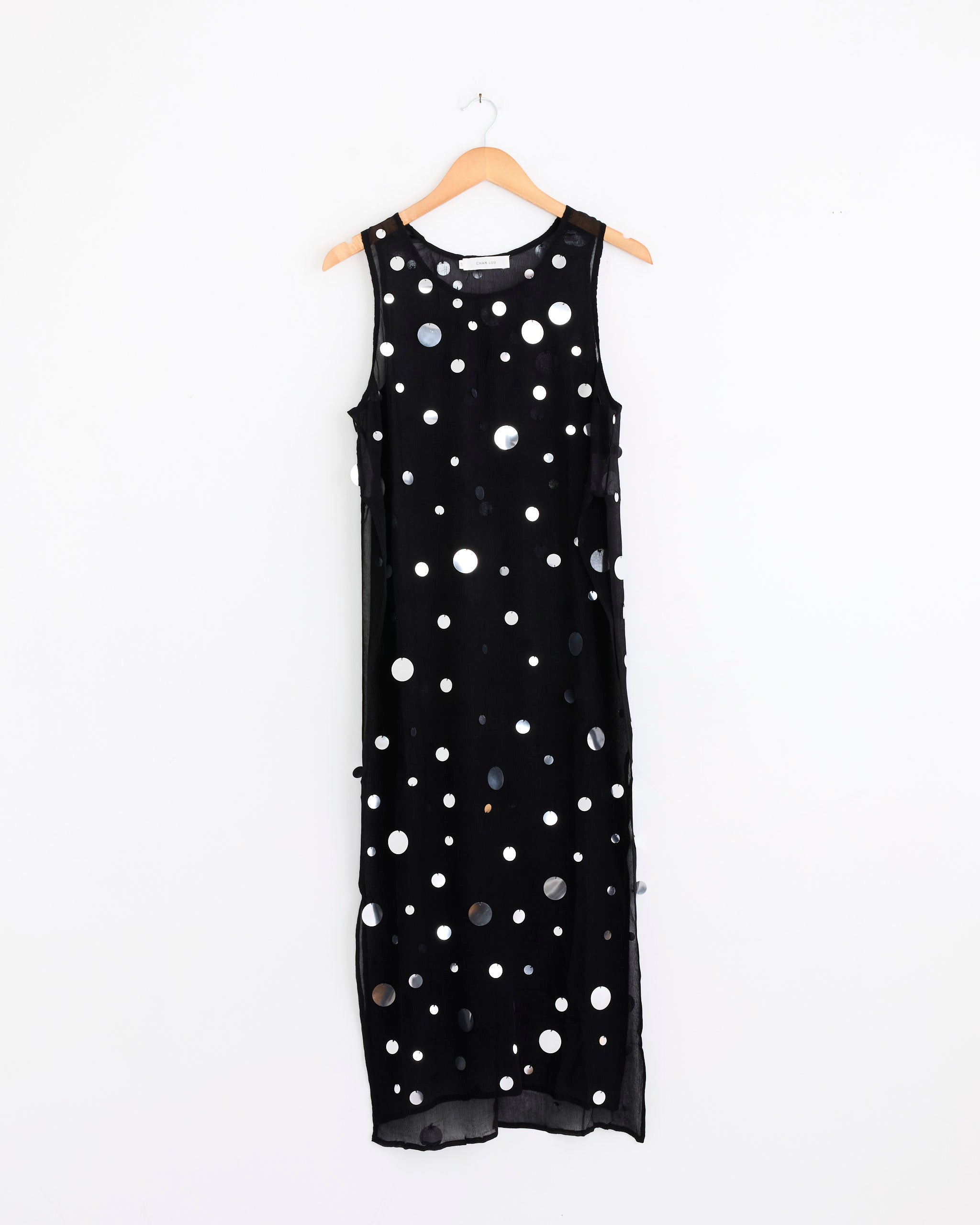 Chloe Sequin Tunic in Black