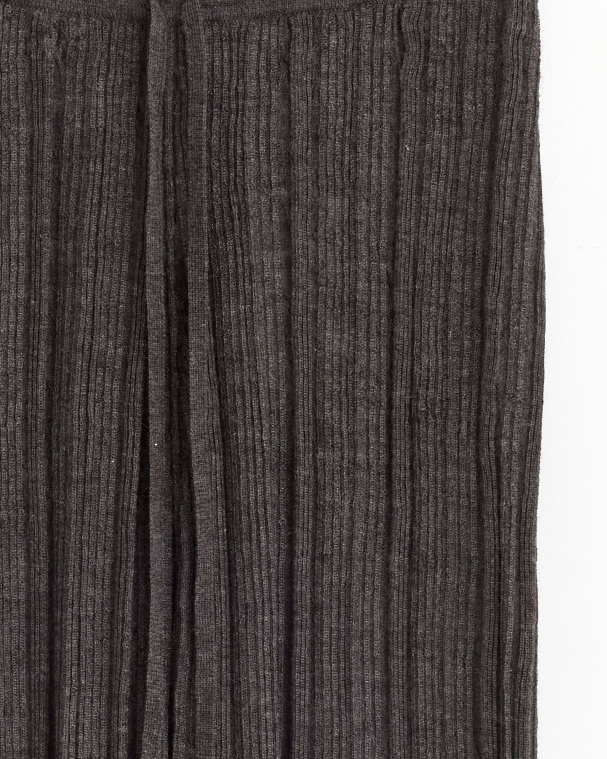 Plisse Pant in Blackened